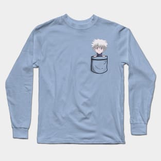 Pocket killua art Long Sleeve T-Shirt